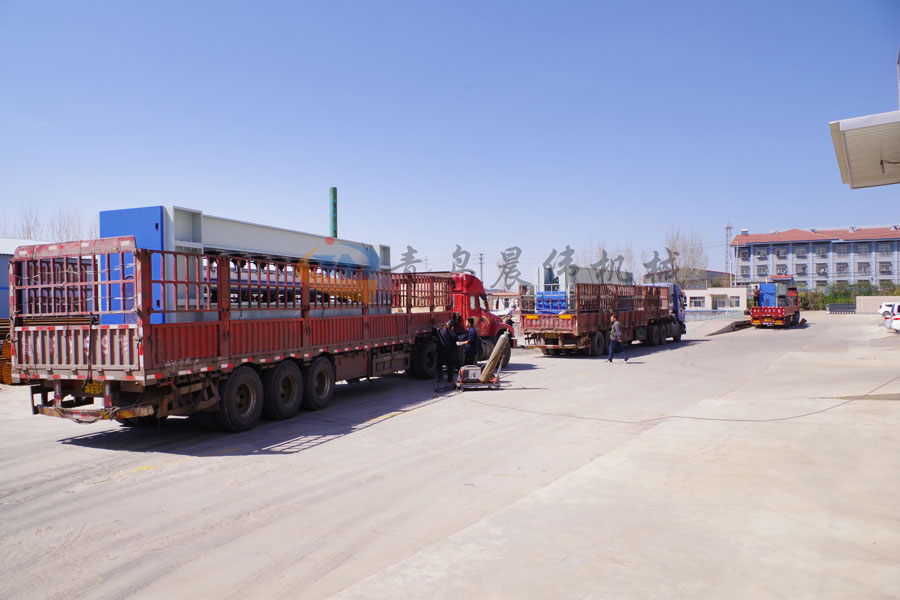 無紡布設(shè)備 土工布設(shè)備生產(chǎn)線發(fā)貨